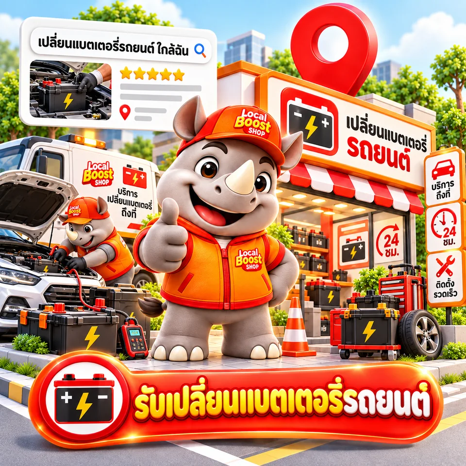 เปลี่ยนแบตเตอรี่รถยนต์นอกสถานที่