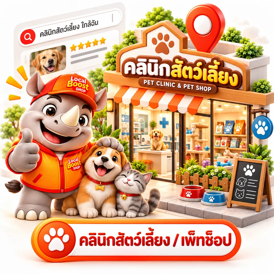 คลินิกสัตว์เลี้ยง / เพ็ทช็อป
